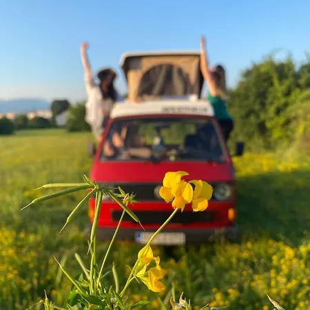 Mobile - Alpha Campers Montenegro - Our Red Westfalia Bus Podgorica
