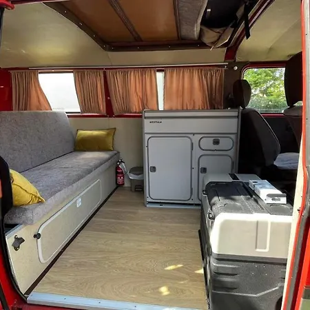 Mobile - Alpha Campers Montenegro - Our Red Westfalia Bus * Podgorica