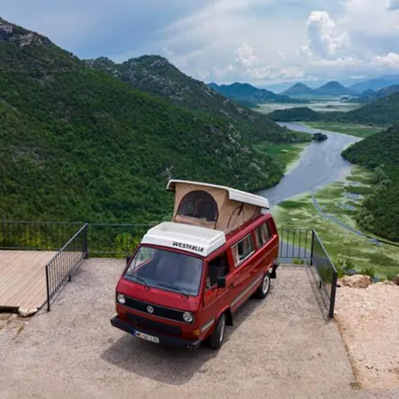Mobile - Alpha Campers Montenegro - Our Red Westfalia Bus Vakantiehuis Podgorica