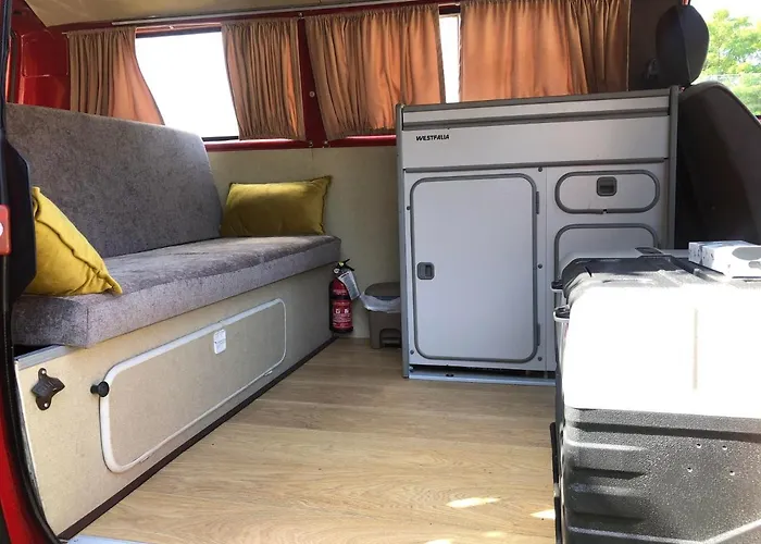 Mobile - Alpha Campers Montenegro - Our Red Westfalia Bus