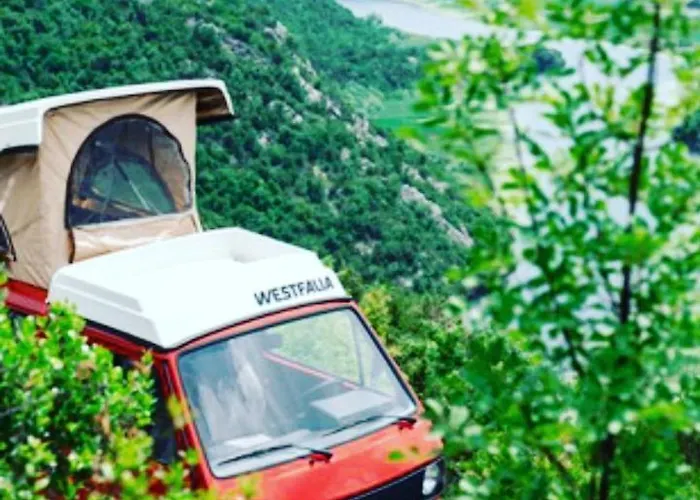 Holiday home Mobile - Alpha Campers Montenegro - Our Red Westfalia Bus