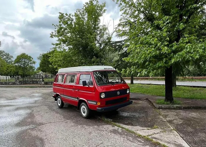 Mobile - Alpha Campers Montenegro - Our Red Westfalia Bus Holiday home